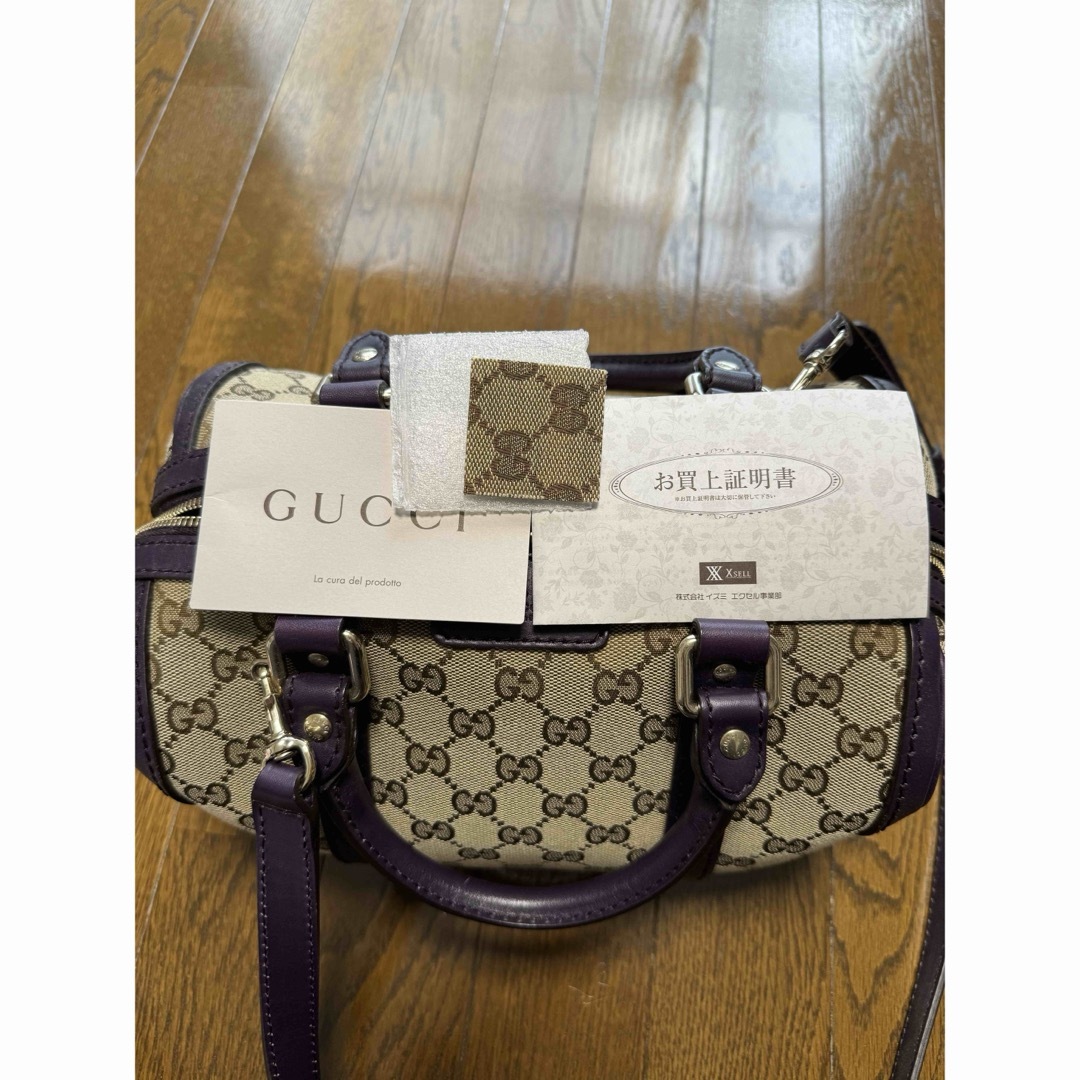 Gucci(グッチ)のGUCCIミニボストン・ショルダーバック レディースのバッグ(ショルダーバッグ)の商品写真