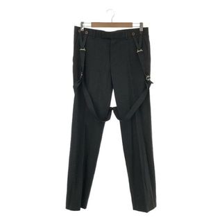 【美品】  FUMIKA UCHIDA / フミカウチダ | 2022AW | GABARDINE HARNESS SLACKS パンツ | 38 | ブラック | レディース