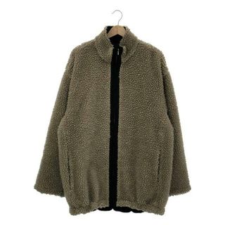 stein - stein / シュタイン | WOOL BOA ZIP LONG JACKET / ウール ボア オーバー ジャケット | S | KHAKI BEIGE | メンズ