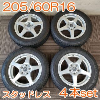 ブリヂストン(BRIDGESTONE)のBRIDGESTONE 205/60R16 5H×114.3 4本 YWH072(タイヤ・ホイールセット)