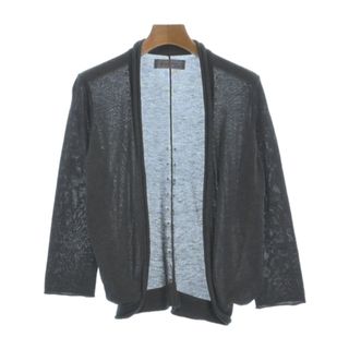 YOHJI YAMAMOTO +NOIR カーディガン 2(S位) グレー 【古着】【中古】(カーディガン)