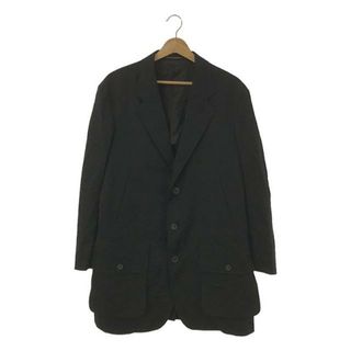 ヨウジヤマモトプールオム(Yohji Yamamoto POUR HOMME)の【美品】  YOHJI YAMAMOTO POUR HOMME / ヨウジヤマモトプールオム | ウールギャバジン 箱ポケットJKT背ヌキ ジャケット | 2 | ブラック | メンズ(その他)