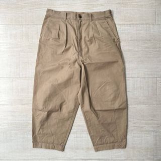 コムデギャルソンオム(COMME des GARCONS HOMME)の21ss ギャルソン オム ワイド テーパード チノ パンツ チノパン ベージュ(チノパン)