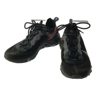 ナイキ(NIKE)のNIKE / ナイキ | React Element 55 / CQ6366-001 リアクト エレメント スニーカー | 26.5 | ブラック | メンズ(スニーカー)