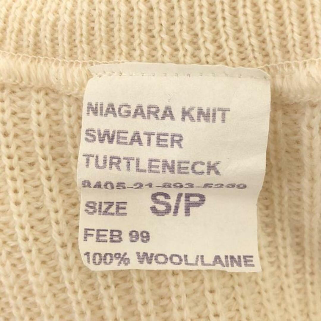 VINTAGE / ヴィンテージ古着 | 90s CANADIAN ARMY カナダ軍 NIAGARA KNIT SWEATER ウール サブマリン タートルネックニット | S | オフホワイト | メンズ メンズのトップス(ニット/セーター)の商品写真