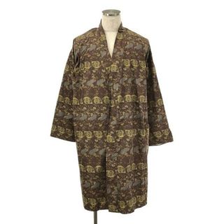 ニードルス(Needles)のNeedles / ニードルス | 2018AW | KIMONO COAT ポリエステル 総柄プリント キモノコート | XS | ブラウン | メンズ(その他)