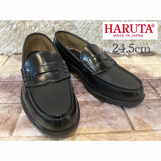 ハルタ(HARUTA)の新品同様　ハルタ　6550 コインローファー　24.5cm EEE(ドレス/ビジネス)