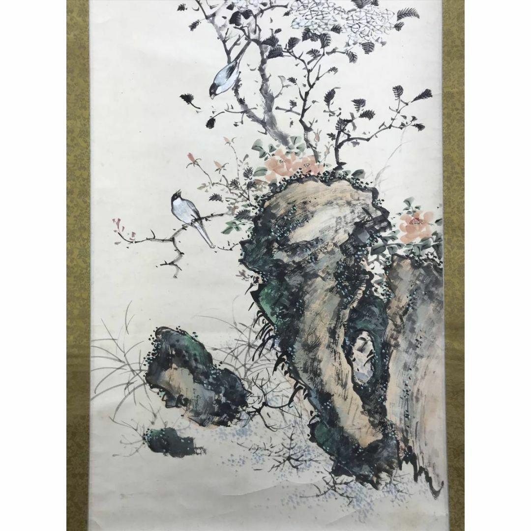 模写/山本梅逸/花鳥図/花図/掛軸☆宝船☆AD-846の通販 by 掛軸 模写/山本梅逸/花鳥図/花図/掛軸☆宝船☆AD-846の通販 by 掛軸
