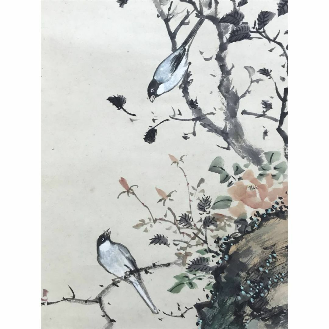 模写/山本梅逸/花鳥図/花図/掛軸☆宝船☆AD-846の通販 by 掛軸 模写/山本梅逸/花鳥図/花図/掛軸☆宝船☆AD-846の通販 by 掛軸
