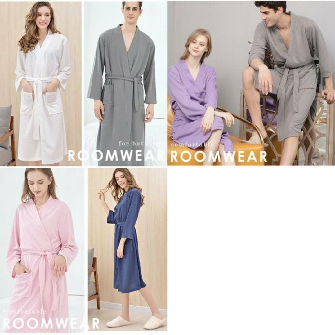 【並行輸入】バスローブ 男女兼用 kbathrobe01 レディースのルームウェア/パジャマ(その他)の商品写真