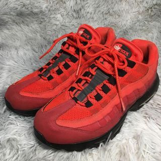 ナイキ(NIKE)の美品 NIKE AIR MAX 95 OG ハバネロ レッド スニーカ(スニーカー)