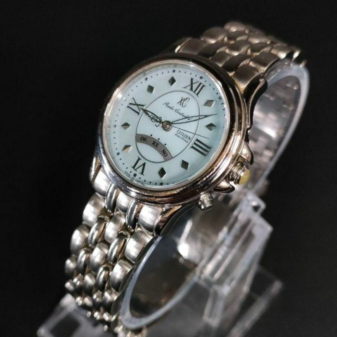 CITIZEN - 極美品【稼働品】CITIZENシチズンXC H330 ブルー CITIZEN - 極美品【稼働品】CITIZENシチズンXC H330 ブルー