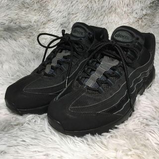 ナイキ(NIKE)の美品 NIKE AIRMAX 95 Triple Black スニーカー(スニーカー)