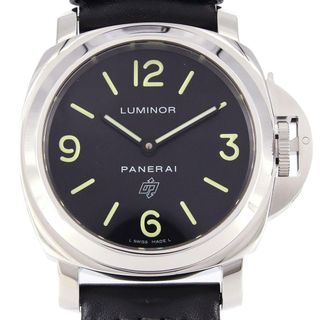 パネライ(PANERAI)のパネライ ルミノールベースロゴアッチャイオ PAM01000 SS 手巻(腕時計(アナログ))