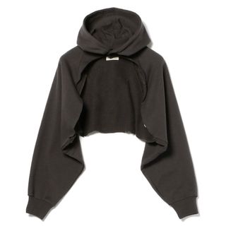 BEAMS BOY  ショート丈 パーカー フレンチテリーボレロパーカー