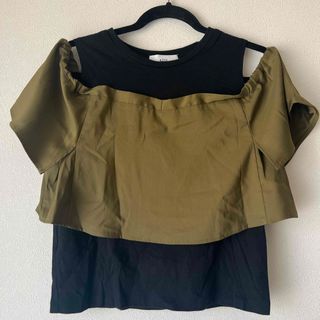 アズールバイマウジー(AZUL by moussy)の美品AZULカットソーS(カットソー(半袖/袖なし))