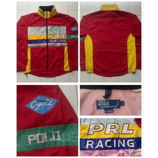 ポロラルフローレン(POLO RALPH LAUREN)の90s POLO ralph luren PRL RACING CYCLE XL(ナイロンジャケット)