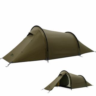 【色: グリーン】TOMOUNT ソロテント トンネルテント 軽量テント 登山 (テント/タープ)