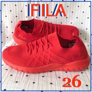 FILA - FILAフィラ海外限定メッシュスリップソックスニーカーUS8 26cm 1点物