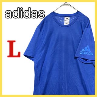 アディダス(adidas)のアディダス adidas 半袖 Ｔシャツ climachill 袖口ロゴ L(Tシャツ/カットソー(半袖/袖なし))