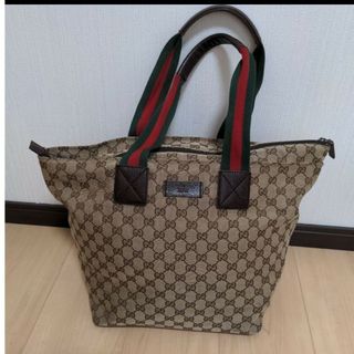 グッチ(Gucci)のGUCCI　グッチ　トートバッグ　舟型　旅行　大容量(トートバッグ)