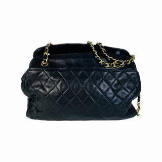 シャネル(CHANEL)のCHANEL シャネル ココマーク  ラムスキン ショルダーバッグ ブラック A-1713(ショルダーバッグ)