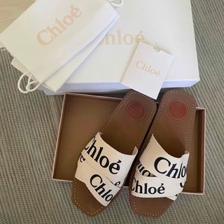 Chloe 正規品 WOODYフラットミュール 37 美品 クロエ