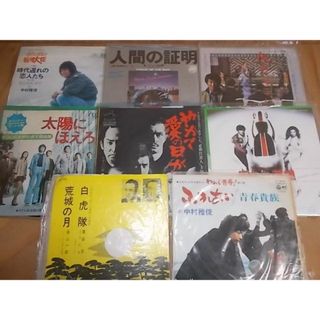 epo0712　【ALIDA　レコード】【未確認】　われら青春！/遠山の金さんなど　サントラEP8枚セット(映画音楽)