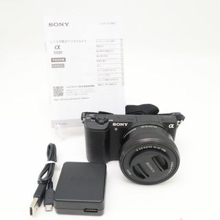 ソニー(SONY)の美品 SONY ソニー α5100 ASP-C ILCE-5100L パワーズームレンズキット 一眼 デジタルカメラ HT70W3 (デジタル一眼)