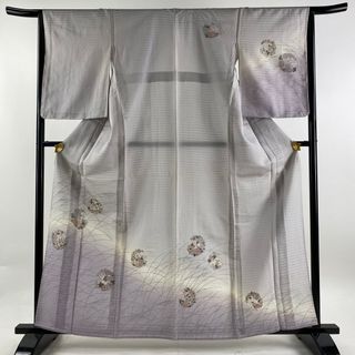 訪問着 身丈162cm 裄丈65cm 正絹 秀品 【中古】(着物)