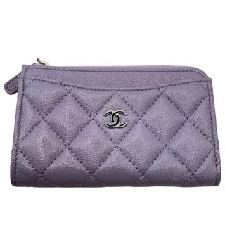 シャネル(CHANEL)の　シャネル CHANEL フラグメントケース AP3179 キャビアスキン/SV金具 レディース パスケース(パスケース/IDカードホルダー)