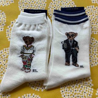 最終価格　POLO RALPH LAUREN  レディースソックス　ベア二足　