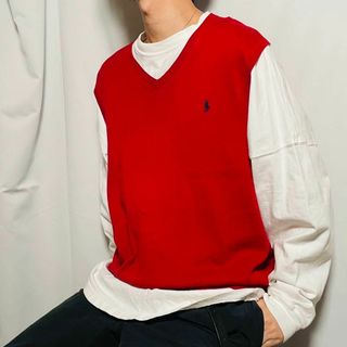 ポロラルフローレン(POLO RALPH LAUREN)のヴィンテージ Polo Ralph Lauren ピマコットン イタリアンヤーン(ベスト)