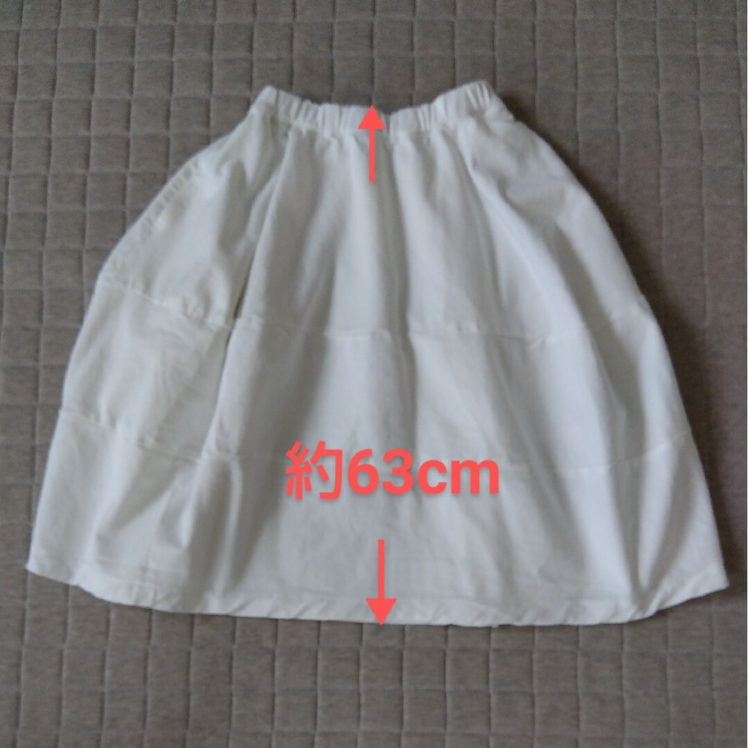 COMME des GARCONS(コムデギャルソン)のコムデギャルソン/コムデギャルソン/白スカート レディースのスカート(ひざ丈スカート)の商品写真