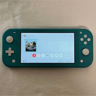 Nintendo Switch - Nintendo Switch Lite ターコイズ　モンハンライズ入り