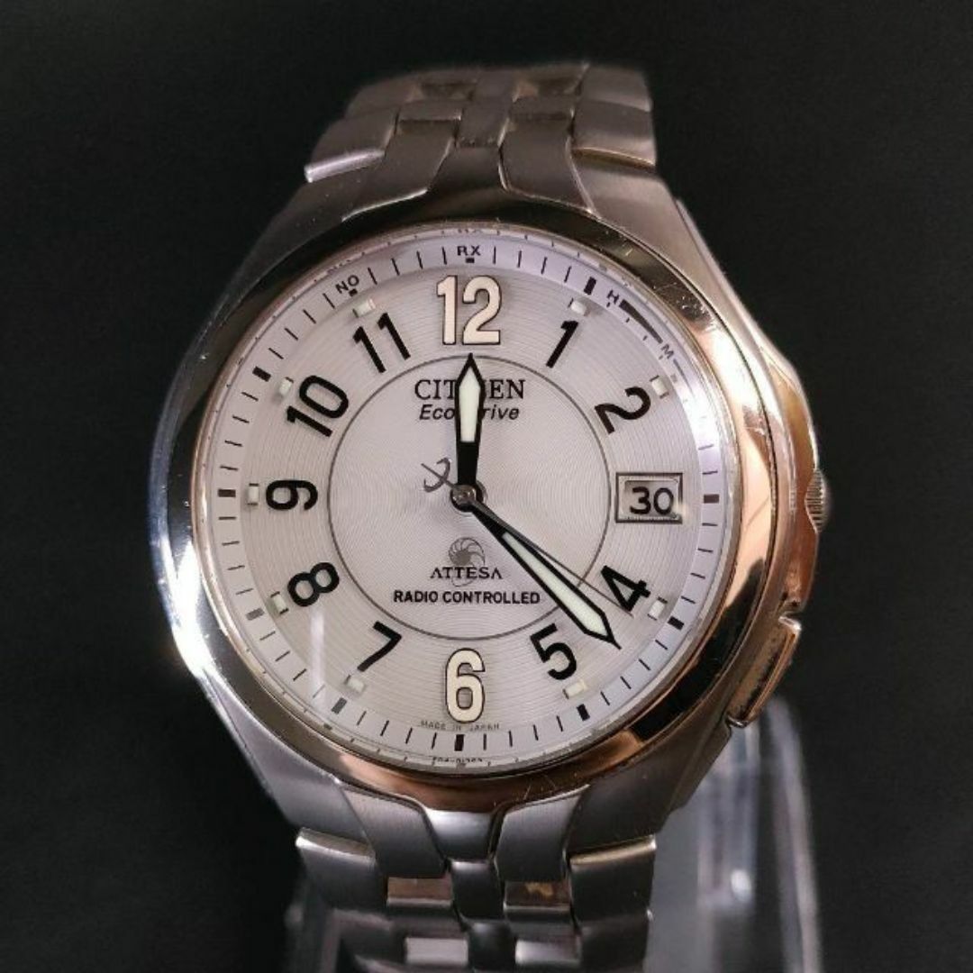 極美品【稼働品】CITIZEN シチズン アテッサ H410 ホワイト ソーラー 極美品【稼働品】CITIZEN シチズン アテッサ H410 ホワイト ソーラー