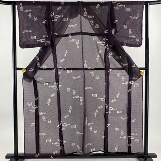 小紋 身丈160cm 裄丈62cm 正絹 美品 名品 【中古】(着物)