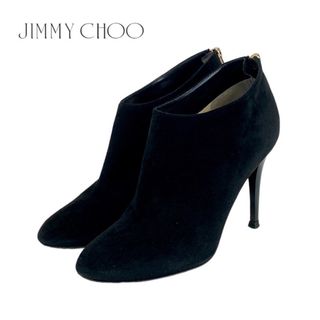 ジミーチュウ(JIMMY CHOO)のジミーチュウ JIMMY CHOO ブーツ ショートブーツ 靴 シューズ スエード ブラック ブーティ(ブーツ)