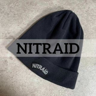 ナイトレイド(nitraid)の日本製 00s archive NITRAID ロゴニットキャップ ビーニー(ニット帽/ビーニー)