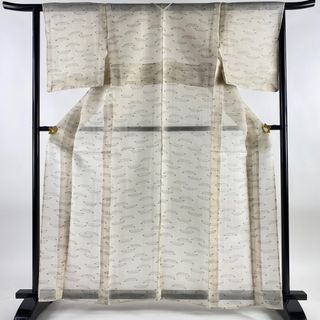 紬 身丈162.5cm 裄丈65cm 正絹 美品 名品 【中古】(着物)