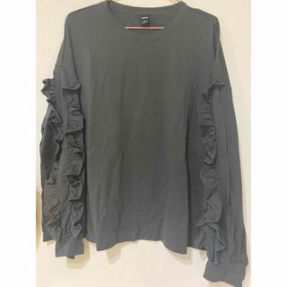 シーイン(SHEIN)のフリル袖ロンT SHEIN(カットソー(長袖/七分))