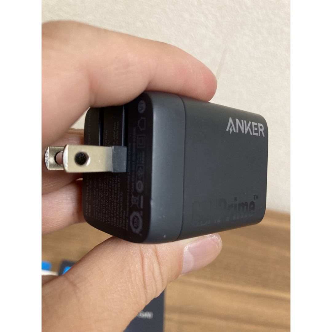 Anker(アンカー)のアンカー　充電器 スマホ/家電/カメラのスマートフォン/携帯電話(バッテリー/充電器)の商品写真