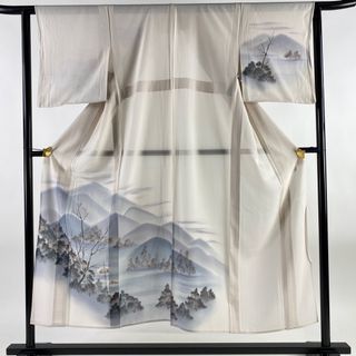 訪問着 身丈151cm 裄丈62cm 正絹 秀品 【中古】(着物)