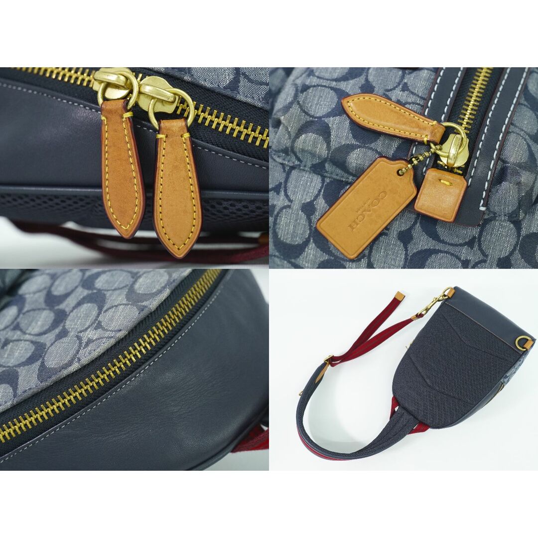 COACH - 本物 コーチ COACH シグネチャー ボディバッグ COACH - 本物 コーチ COACH シグネチャー ボディバッグ
