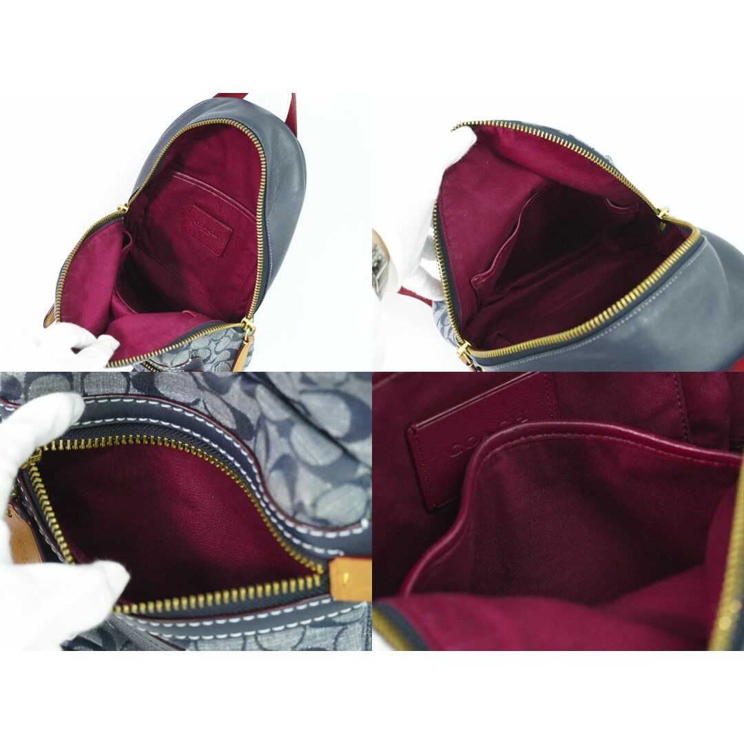 COACH - 本物 コーチ COACH シグネチャー ボディバッグ COACH - 本物 コーチ COACH シグネチャー ボディバッグ