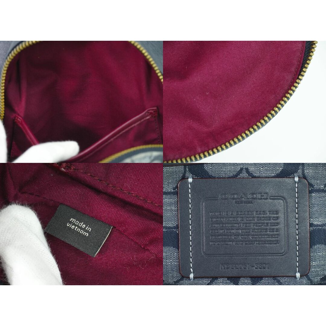 COACH - 本物 コーチ COACH シグネチャー ボディバッグ COACH - 本物 コーチ COACH シグネチャー ボディバッグ