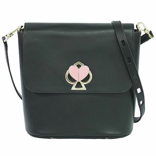 ケイトスペードニューヨーク(kate spade new york)の本物 ケイトスペード Kate Spade 2WAY ショルダーバッグ リュックサック ポシェット レザー ブラック バッグ 中古(ショルダーバッグ)