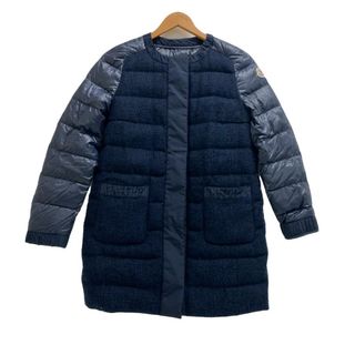 モンクレール(MONCLER)のモンクレール MONCLER ダウンジャケット
 ツイード VEULETTES 21年 0 ネイビー(ダウンジャケット)