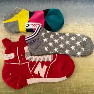 new balance、OUTDOOR3足セット(ソックス)