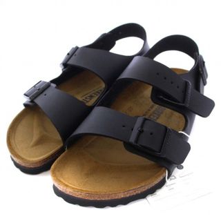 BIRKENSTOCK - ビルケンシュトック MILANO サンダル フラット ストラップ 23cm 黒